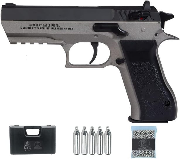 Pistola Baby Eagle Dual Tone (4,5MM) | Pistola de balines y Aire comprimido
