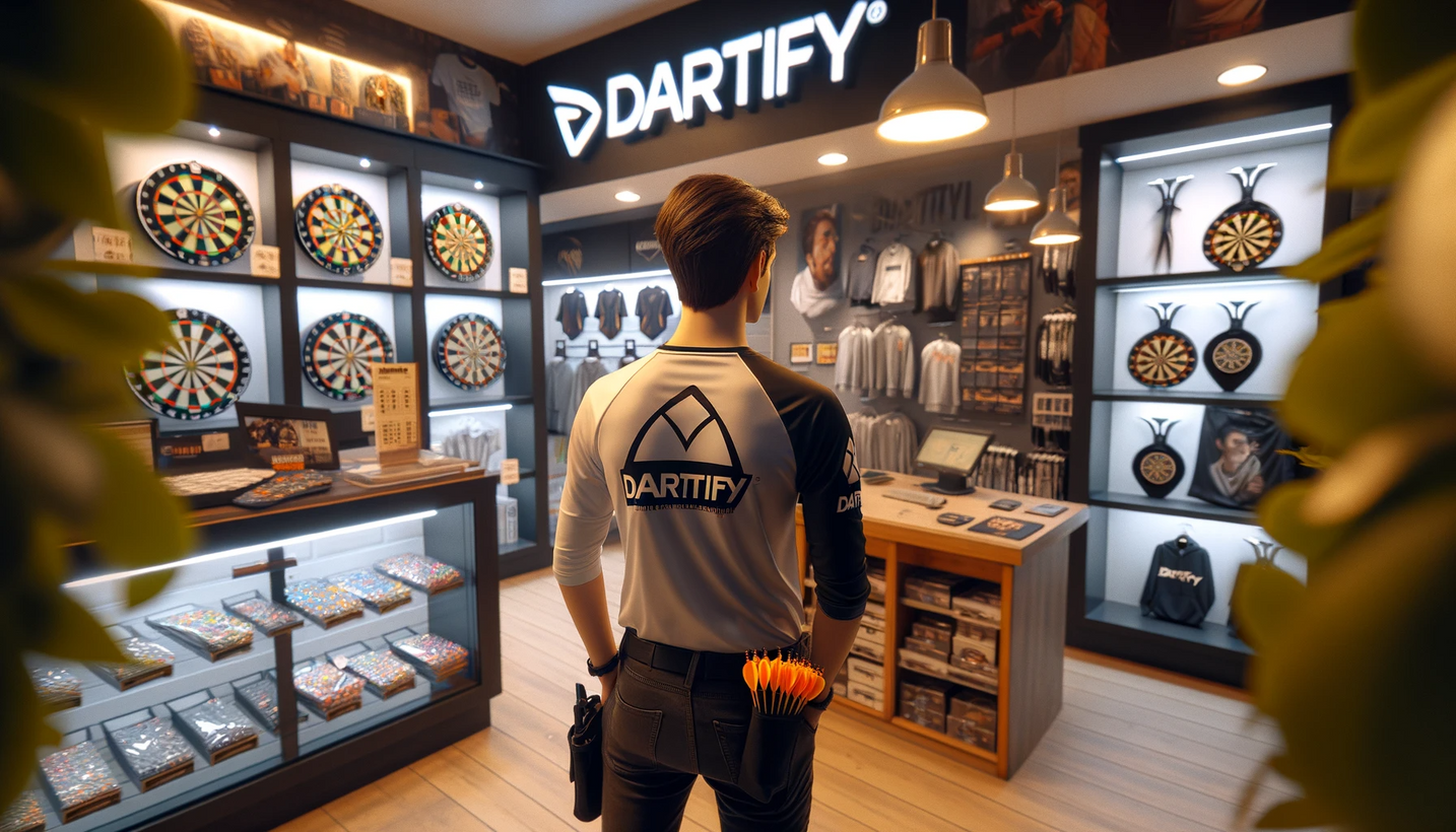 DARTIFY. Expertos en dardos y diandas. Apasionados del deporte de los dardos. Dardos de punta de hierro y de punta de plástico. Winmau, Target.