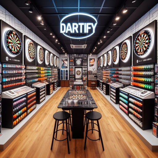 DARTIFY. Expertos en dardos y diandas. Apasionados del deporte de los dardos. Dardos de punta de hierro y de punta de plástico. Winmau, Target.